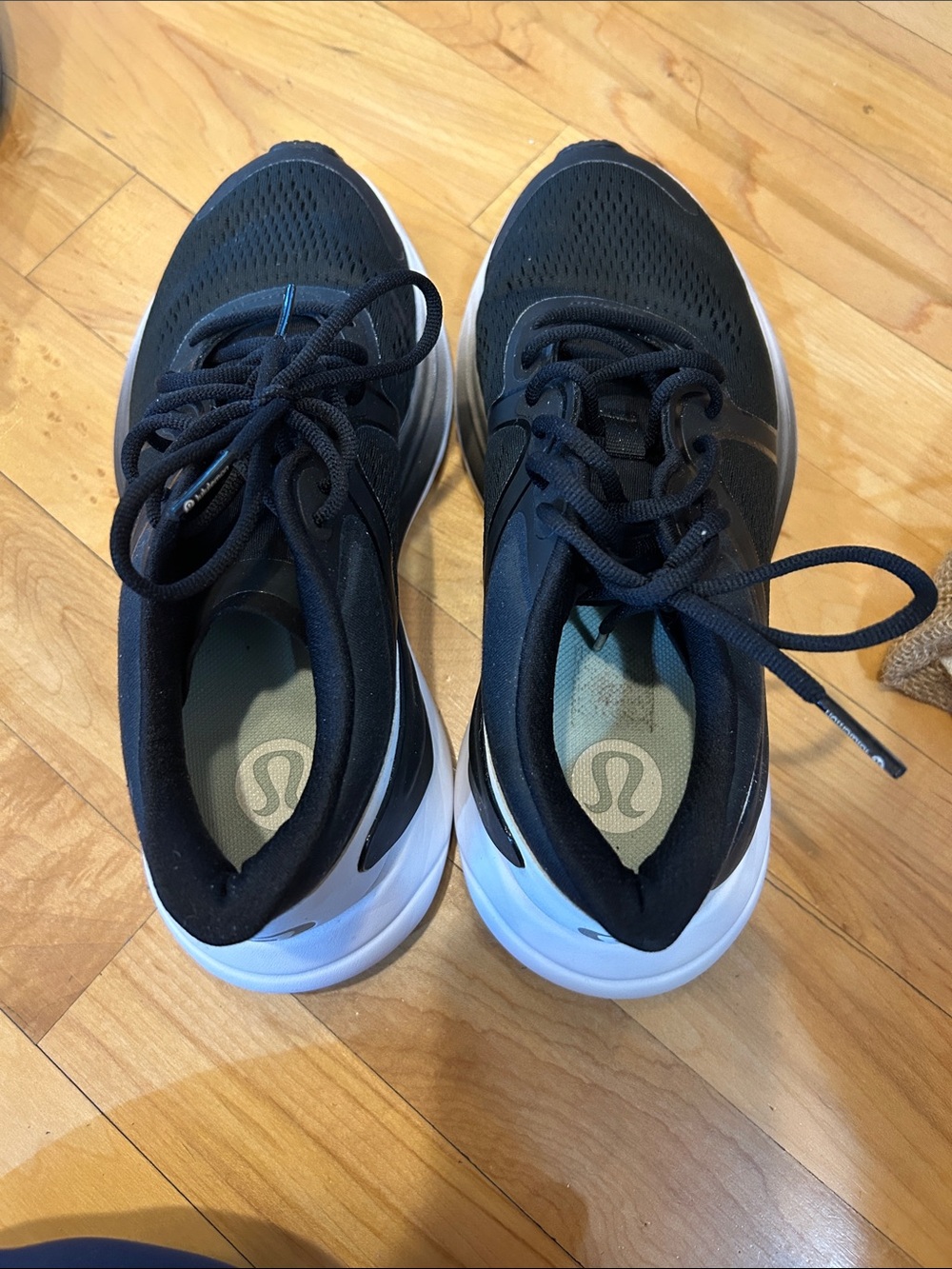lululemon athletica Black and White Women's Running Sneakers